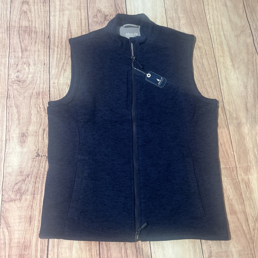 NWT Johnnie-O Men's Performance Denalis Vest Sz S Light Blue Golf Active